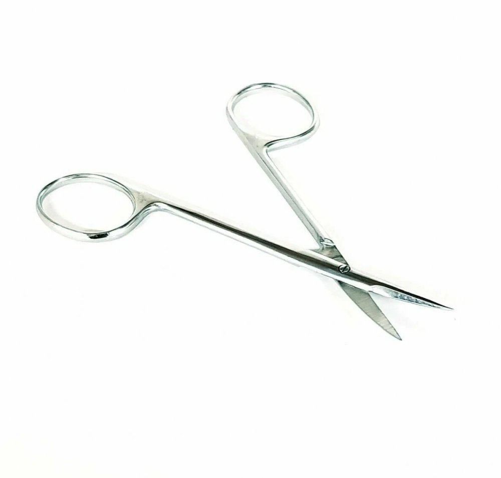 Ножницы остроконечные вертикально изогнутые, 100 мм (J-22-210) Surgicon