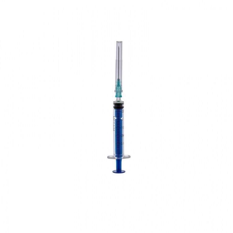 Шприц 2мл MedAim, 3х - компонентный, с иглой р-р 23G 0,63 х 32