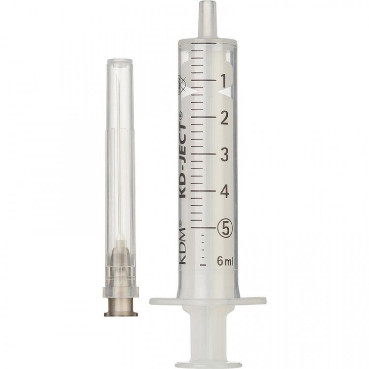 Шприц 5мл KD-JECT II, 2х - компонентный, с иглой р-р 22G 0,7 х 40