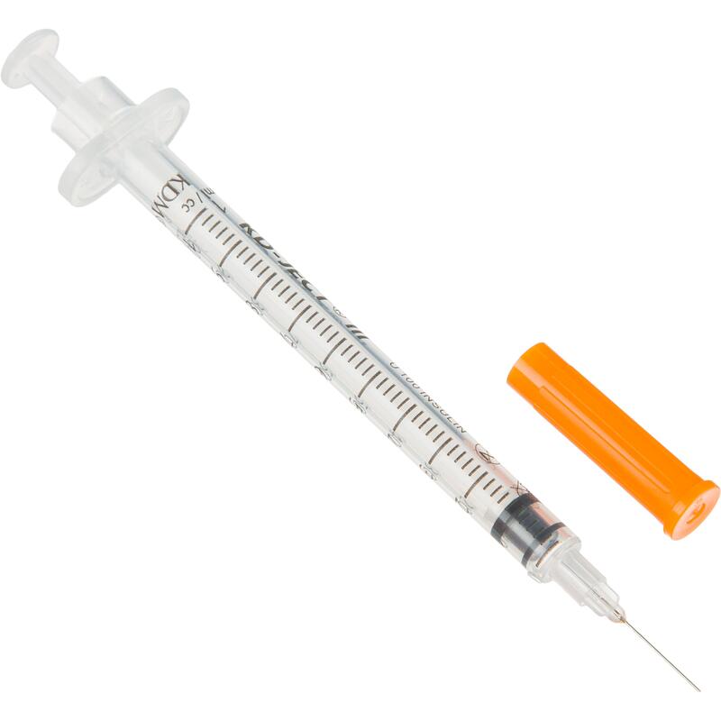 Шприц 0,3мл KD-JECT III U100, 3х-комп., одноразовый, стерильный с иглой 30G 0,3 х 8 мм
