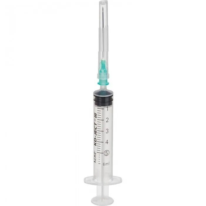 Шприц 5мл KD-JECT III, 3х - компонентный, с иглой р-р 21G 0,8 х 40